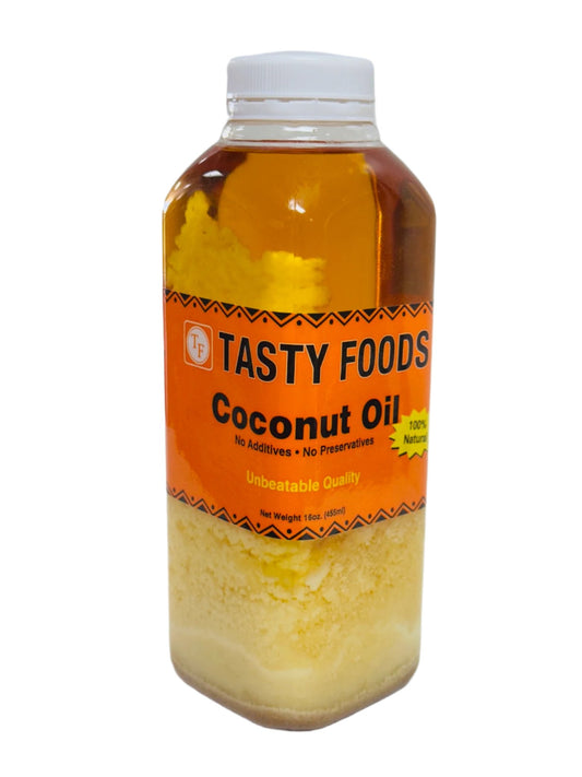 Tasty Foods Coconut Oil - 100% Natural and Pure (16oz)