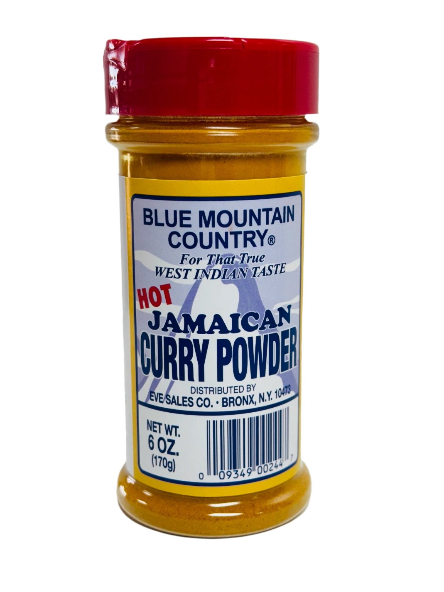 Blue Mountain Country Hot Jamaican Curry Powder - 6 oz (170g)