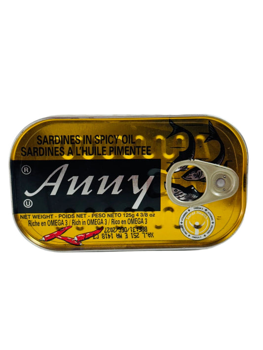 Anny Sardines in Spicy Oil - Rich in Omega 3 (125g)