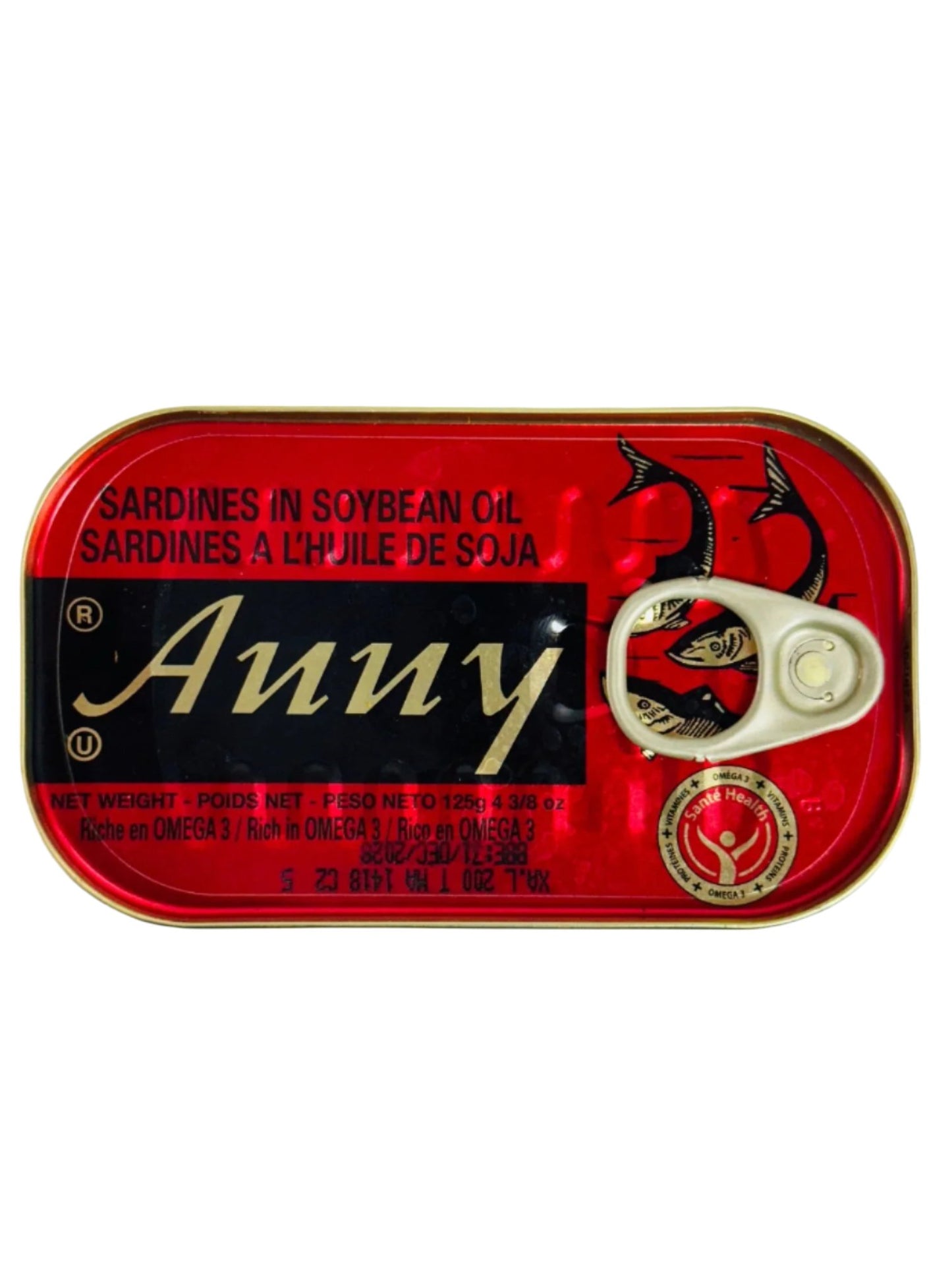 Anny Sardines in Soybean Oil - Omega 3 Rich (125g)