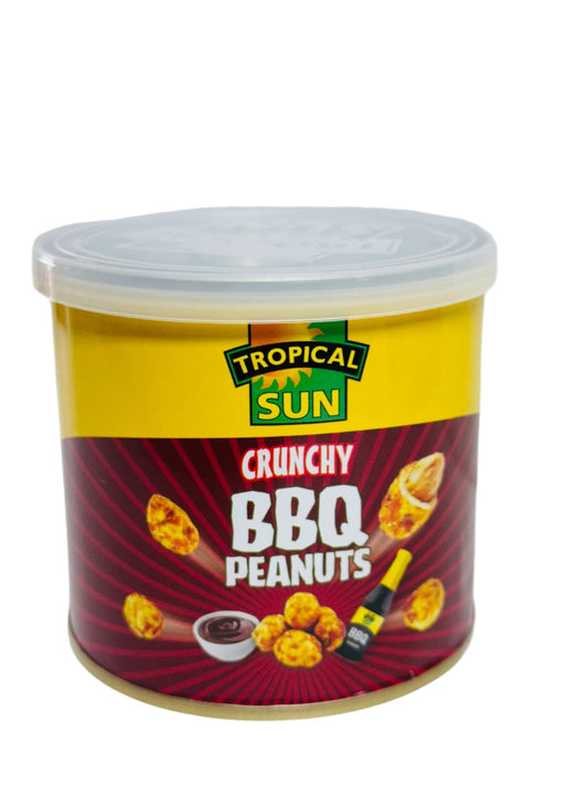 Tropical Sun Crunchy BBQ Peanuts - Savory Snack Delight (120g)