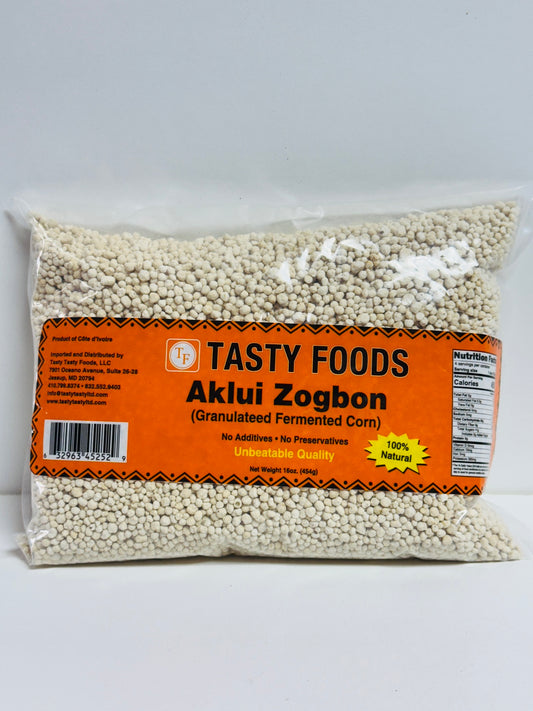 Tasty Foods Aklui Zogbon – Granulated Fermented Corn