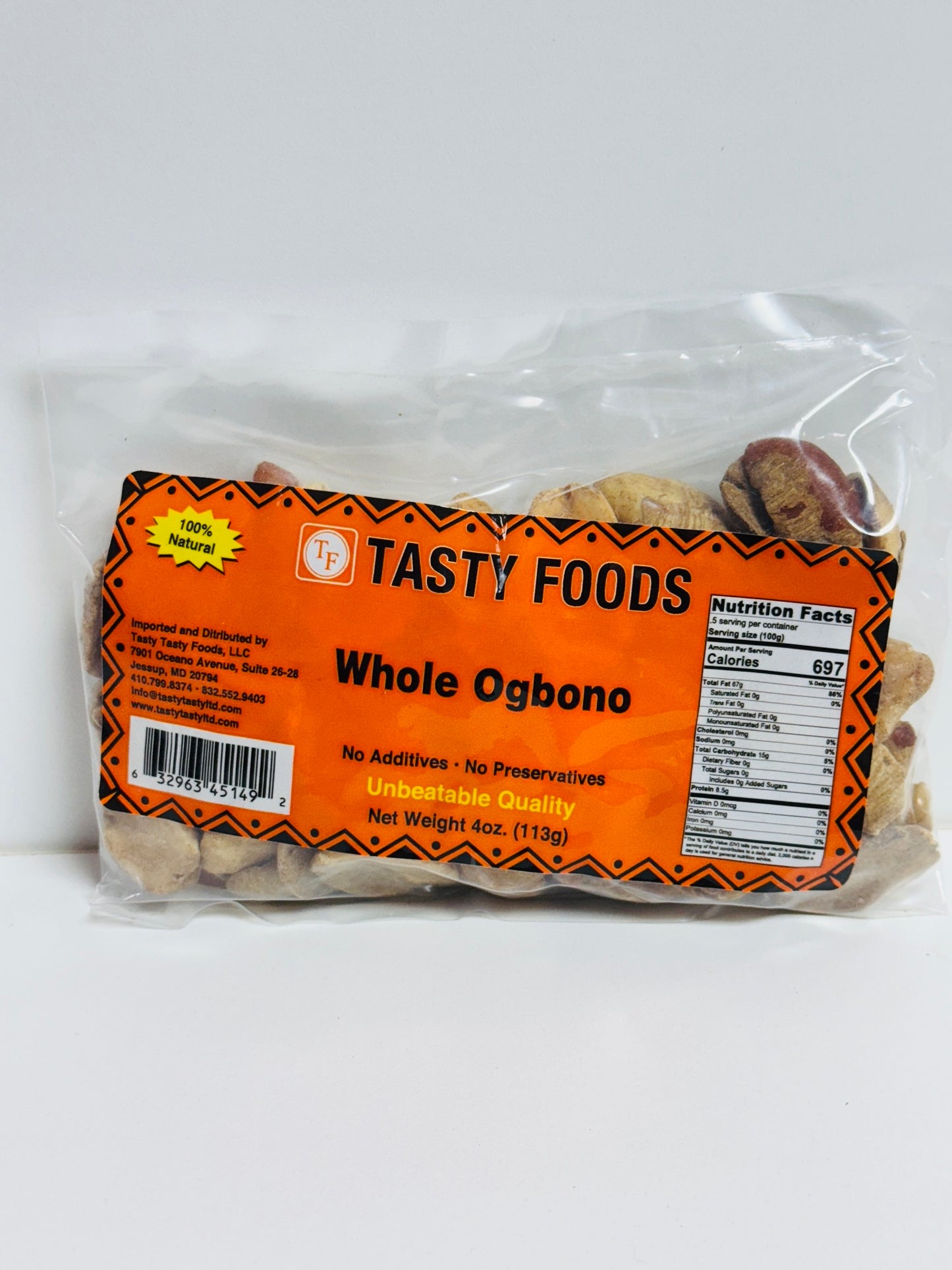 Tasty Foods - Whole Ogbono Seeds (113g)